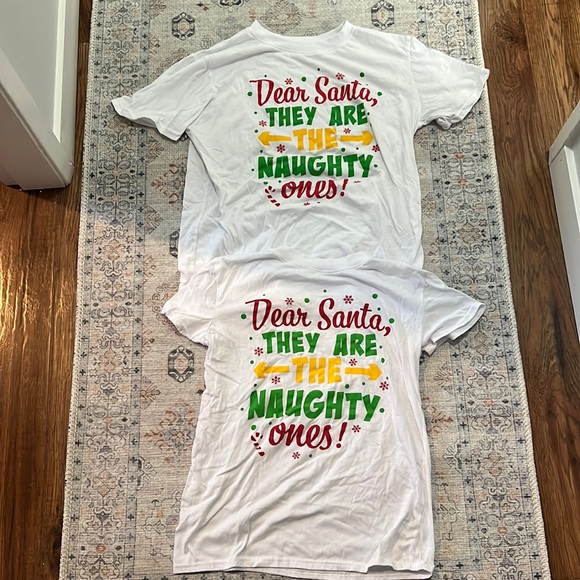 Tops - Xmas funny tshirt bundle of 2 🎄✨